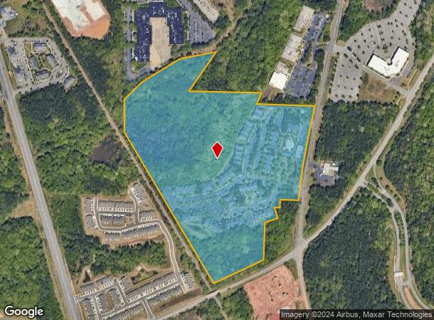  100 Cascade Falls Ln, Durham, NC Parcel Map