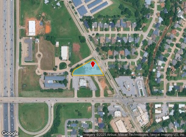  1305 N Broadway St, Moore, OK Parcel Map