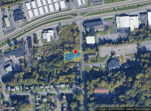 136 Beattie St, Syracuse, NY Parcel Map