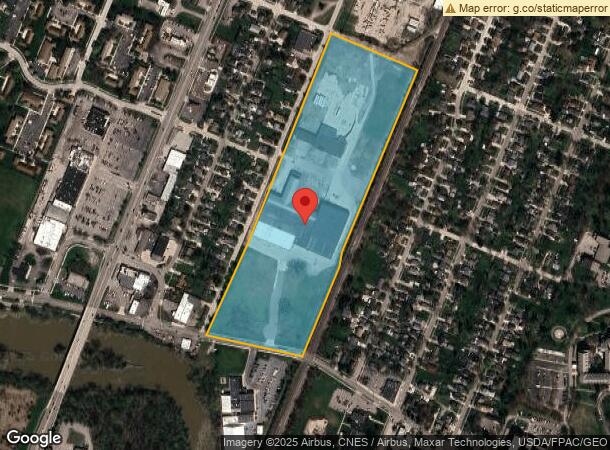  1151 W Elm Ave, Monroe, MI Parcel Map