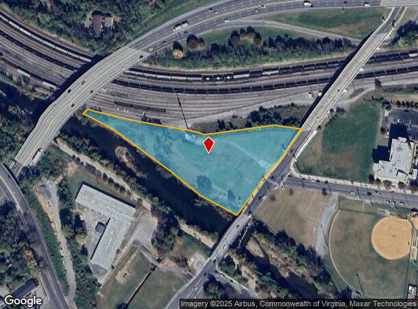 1809 Franklin Rd Sw, Roanoke, VA Parcel Map