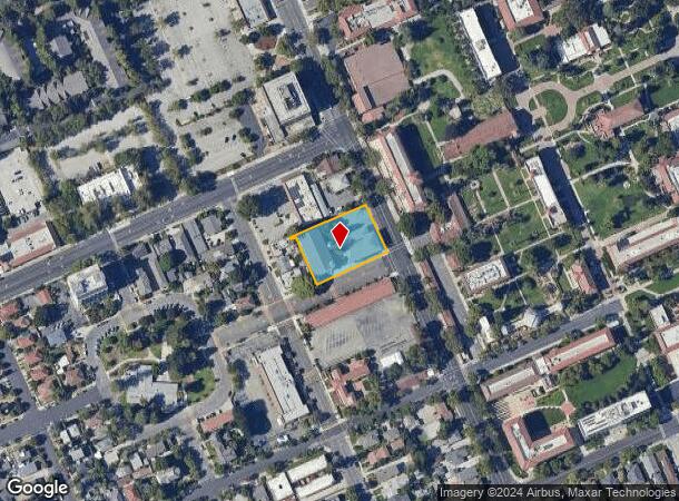  725 Washington St, Santa Clara, CA Parcel Map