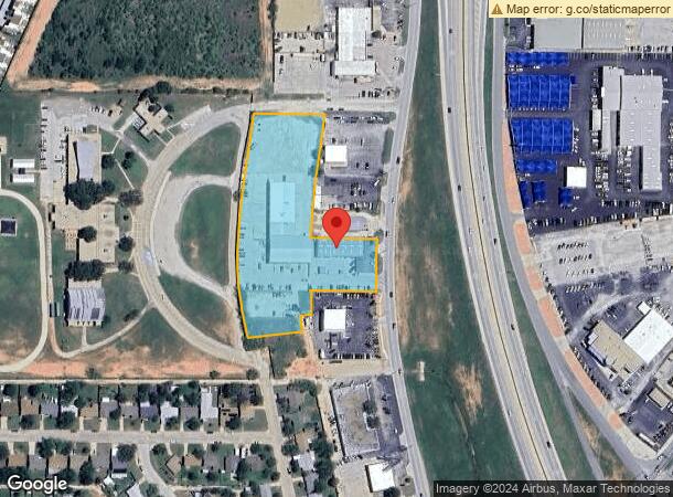  1580 S Clack St, Abilene, TX Parcel Map