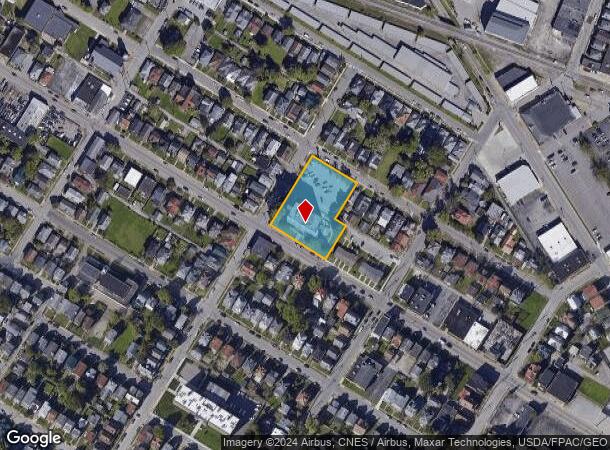  824 Central Ave, Charleston, WV Parcel Map