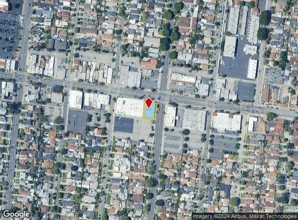  4382 Tweedy Blvd, South Gate, CA Parcel Map