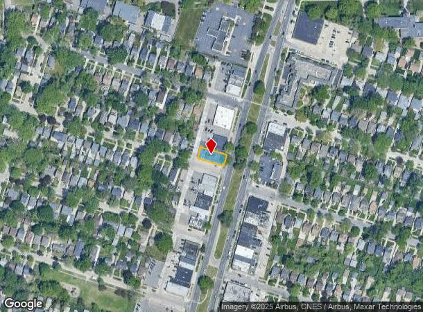 21115 Mack Ave, Grosse Pointe Woods, MI Parcel Map