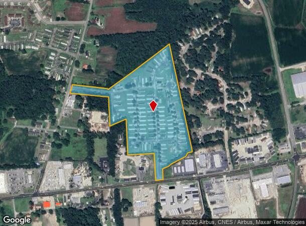  3381 E Elizabethtown Rd, Lumberton, NC Parcel Map