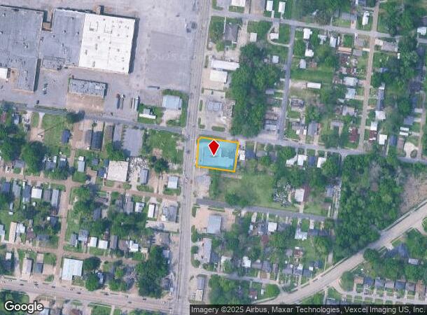  1510 Moss St, Lafayette, LA Parcel Map