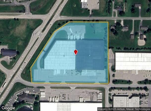  8363 Logistics Dr, Zeeland, MI Parcel Map