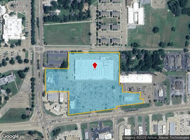  107 E Highway 80 E, Clinton, MS Parcel Map