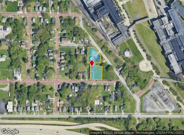  214 Marie Ter, Akron, OH Parcel Map