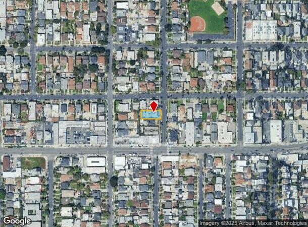  1561 1/2 S Harvard Blvd, Los Angeles, CA Parcel Map