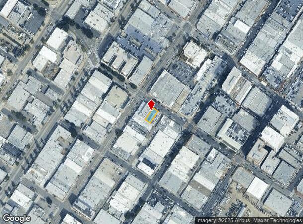  208 E Pico Blvd, Los Angeles, CA Parcel Map