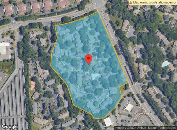  9911 Oakbrook Dr, Charlotte, NC Parcel Map