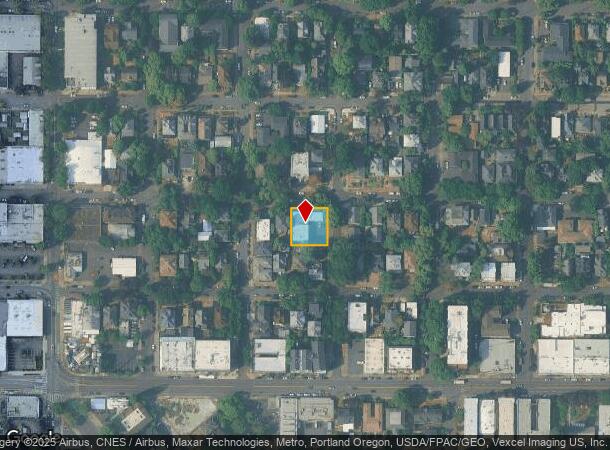  1420 Se Main St, Portland, OR Parcel Map
