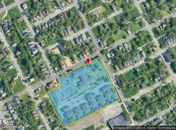 4241 Burlingame St, Detroit, MI Parcel Map