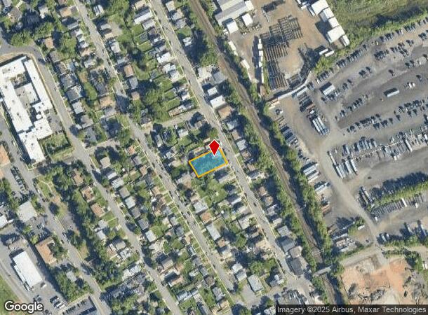 107 S Fulton St, Woodbridge, NJ Parcel Map