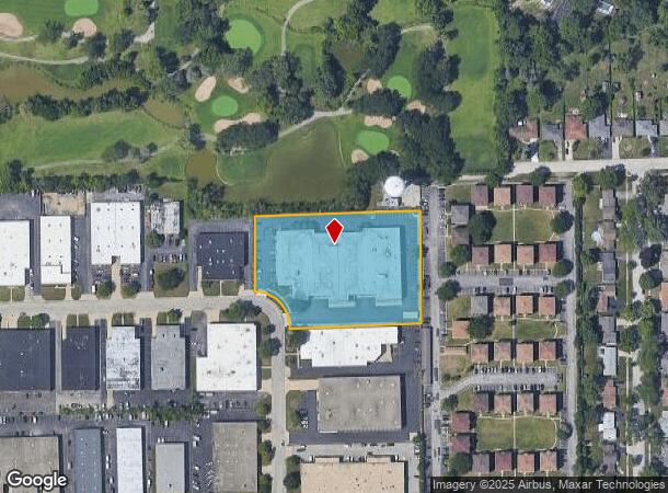 1001 Entry Dr, Bensenville, IL Parcel Map