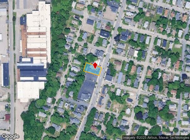  166 Lincoln St, Worcester, MA Parcel Map