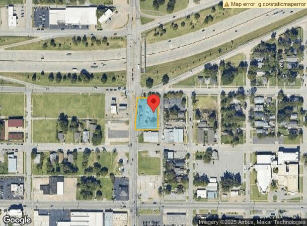 1708 E 1St St, Tulsa, OK Parcel Map