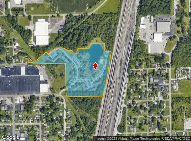 1711 Lucille Dr, Lima, OH Parcel Map