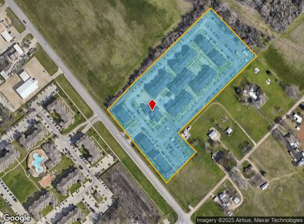 2826 S University Parks Dr, Waco, TX Parcel Map