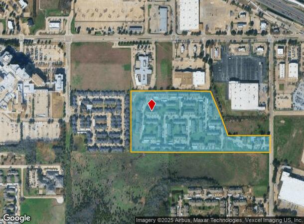 8609 Old Hickory Trl, Dallas, TX Parcel Map