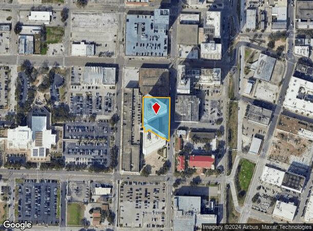  555 N Carancahua St, Corpus Christi, TX Parcel Map