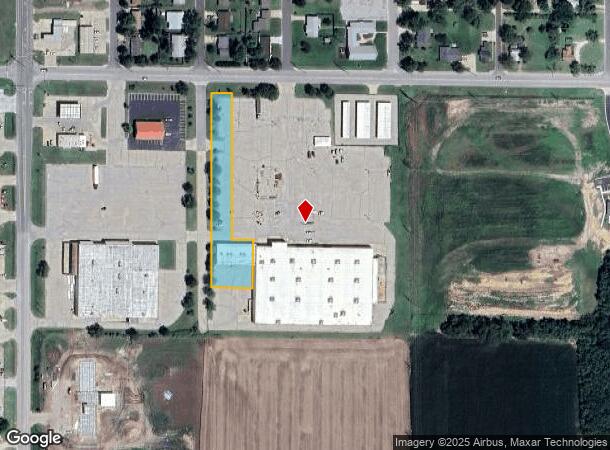 1607 W 1St St, Newton, KS Parcel Map