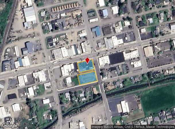 100 W Central Ave, Sutherlin, OR Parcel Map