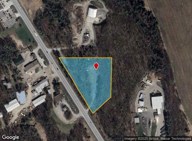  1129 Route 7 S, Middlebury, VT Parcel Map