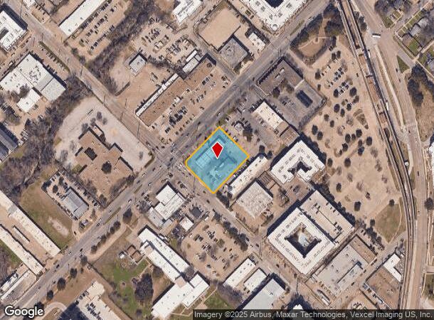  2506 Inwood Rd, Dallas, TX Parcel Map
