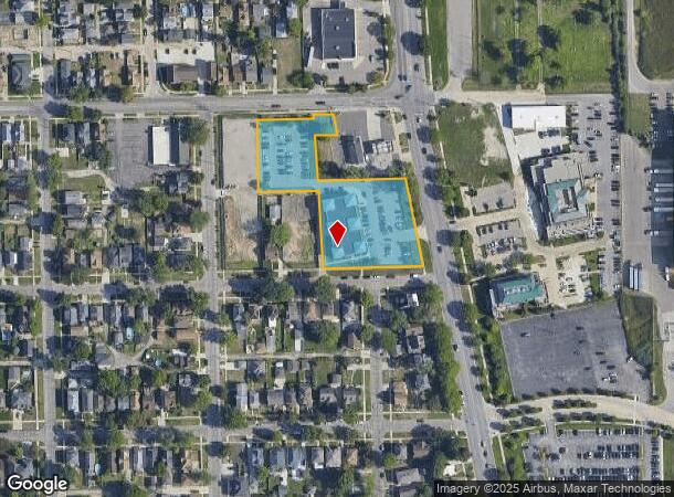  2070 Biddle Ave, Wyandotte, MI Parcel Map