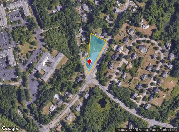 104 Main St, Walpole, MA Parcel Map