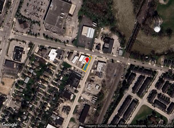  1135 W Front St, Monroe, MI Parcel Map