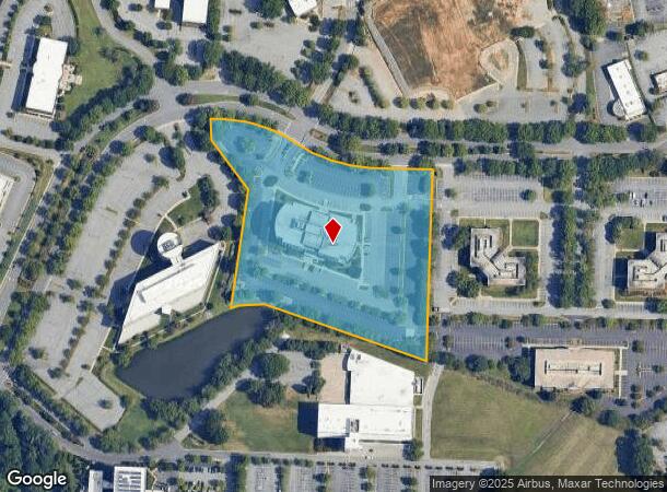 800 Green Valley Rd, Greensboro, NC Parcel Map
