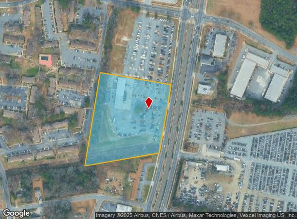  6027 N Tryon St, Charlotte, NC Parcel Map