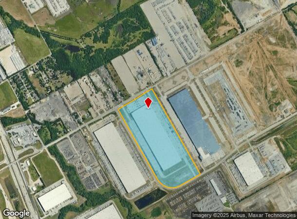 1300 E Fulghum Rd, Wilmer, TX Parcel Map