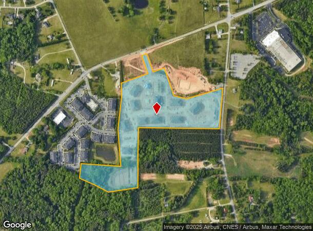 1212 Pleasant Ridge Rd, Greensboro, NC Parcel Map