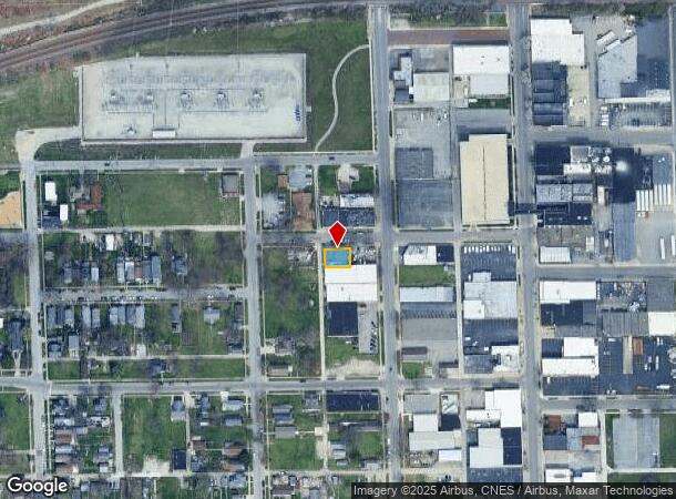  205 W Wallace St, Fort Wayne, IN Parcel Map