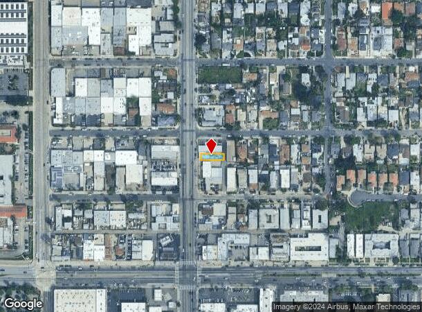  7252 Woodley Ave, Van Nuys, CA Parcel Map