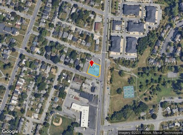 1301 N East St, Frederick, MD Parcel Map
