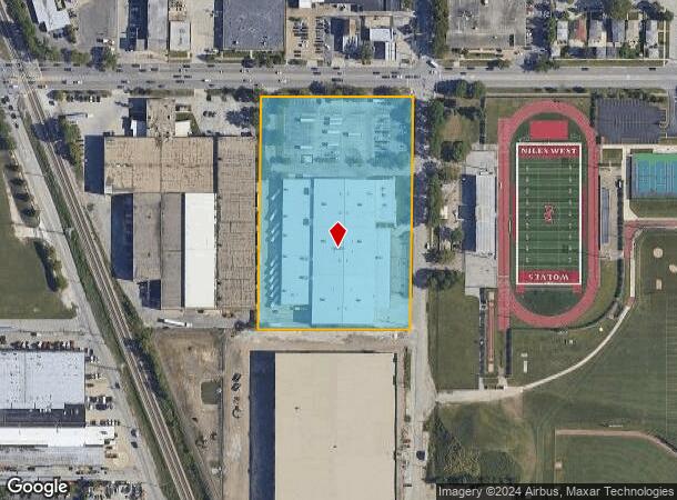  6001 Oakton St, Skokie, IL Parcel Map