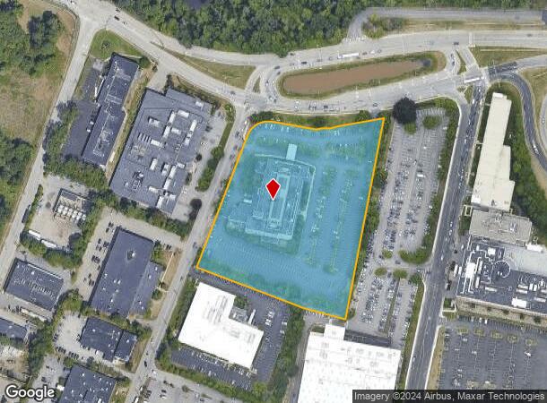  550 Winter St, Waltham, MA Parcel Map