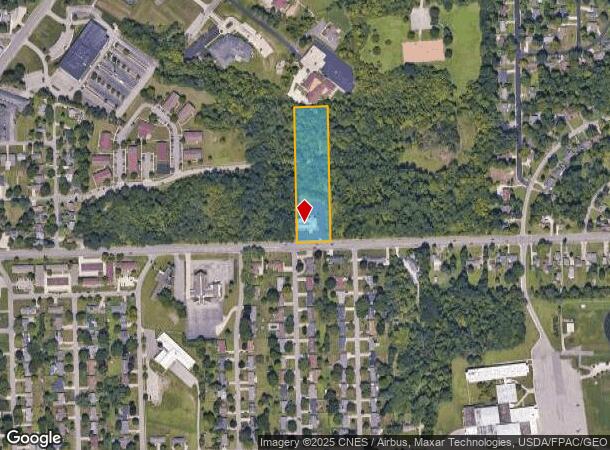  240 W Cook Rd, Mansfield, OH Parcel Map