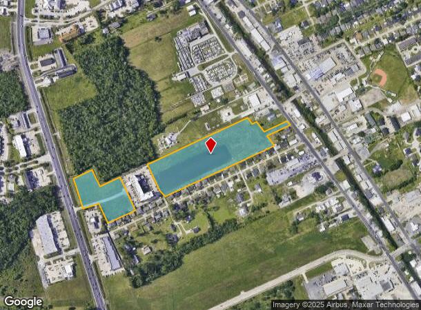  6190 W Main St, Houma, LA Parcel Map
