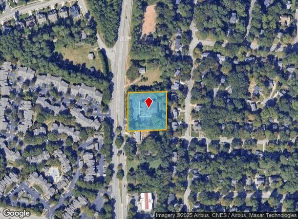 5816 Creedmoor Rd, Raleigh, NC Parcel Map