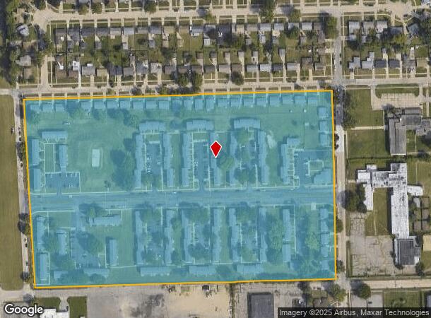  21205 Mendota Ave, Ferndale, MI Parcel Map