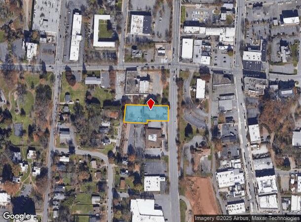  141 Asheland Ave, Asheville, NC Parcel Map