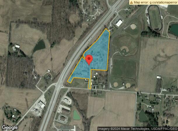  5824 Rossetter Rd, Albany, OH Parcel Map